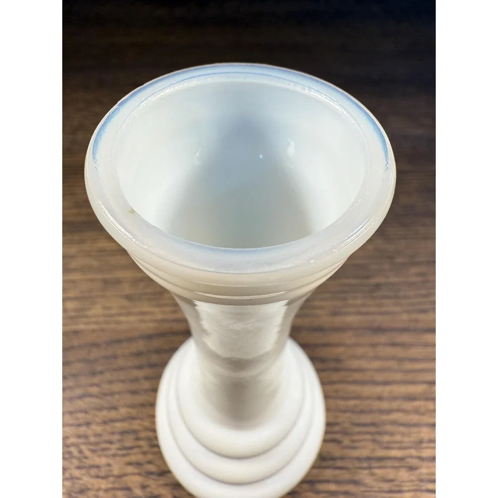 Vintage Randall‎ Milk Glass Bud Vase: Mid-Century Modern Decor
